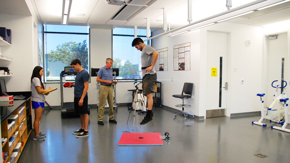 faculty and student in lab